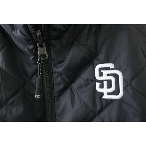 San Diego Padres women's quilted vest size S - Picture 3 of 5
